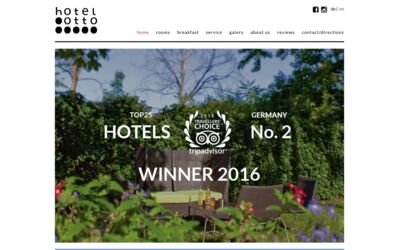 Hotel Otto. Design: © Anna Härlin. Coding & Realisation: © Jan Kout