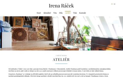 <p><strong>Irena Ráček</strong><br />Design, Programmierung, Umsetzung: © Jan Kout<br /><a href="http://www.irena-racek.at" target="_blank">www.irena-racek.at</a></p>