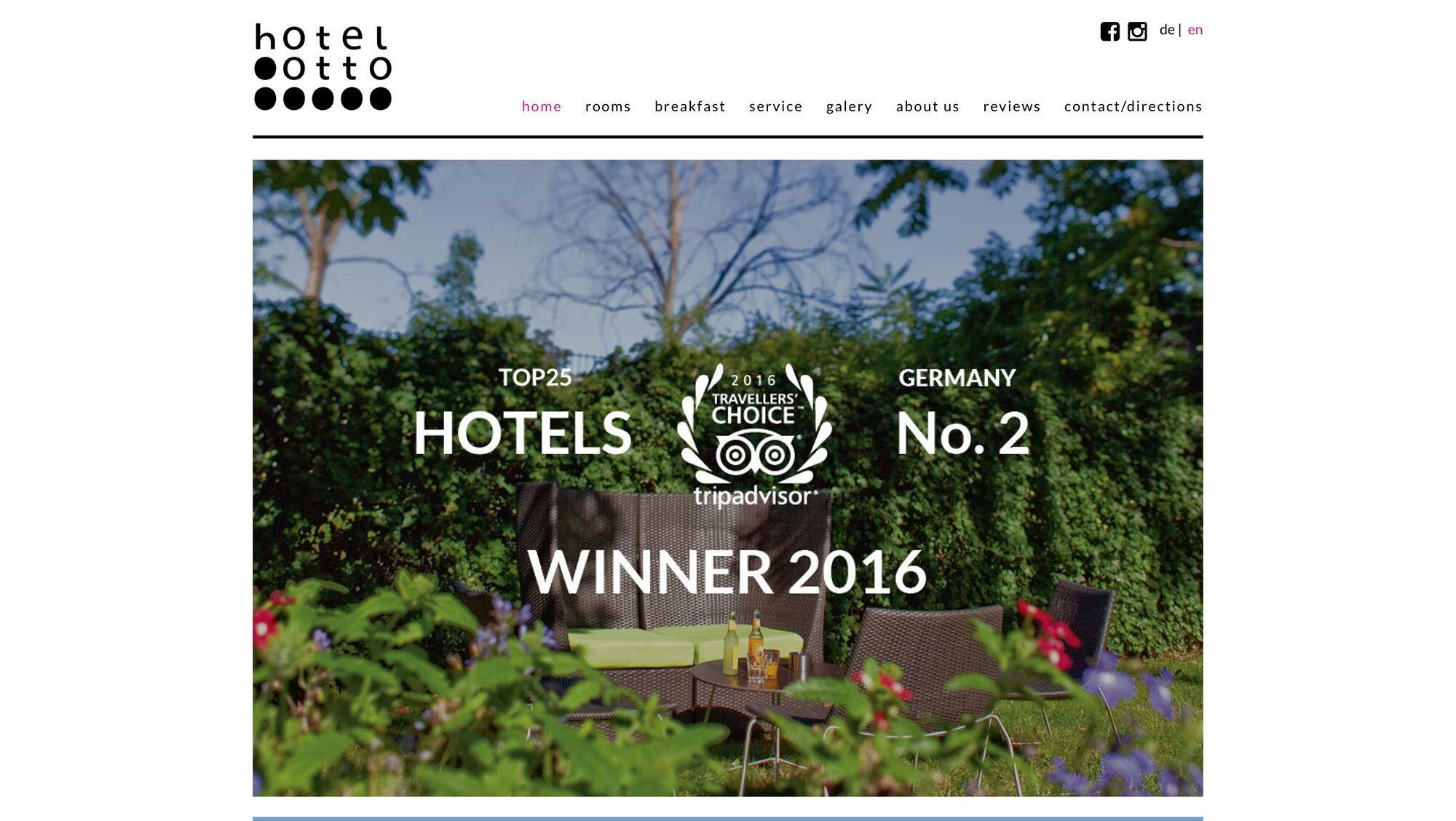 Hotel Otto. Design: © Anna Härlin. Coding & Realisation: © Jan Kout