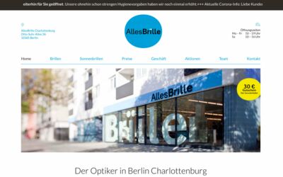 AllesBrille Berlin. Design, Coding & Realisation: © Jan Kout. allesbrille-berlin.com