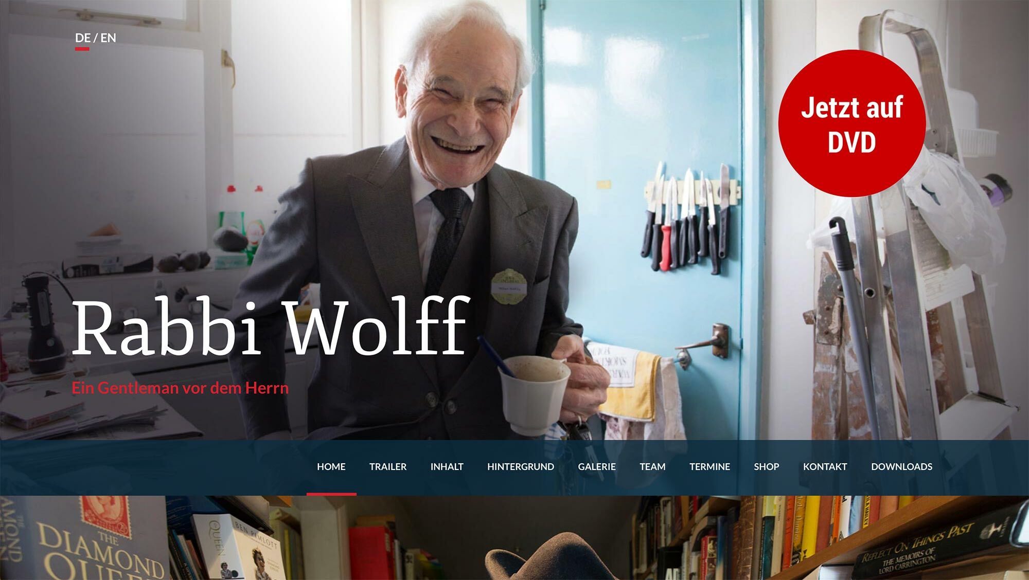 <p><strong>Rabbi Wolff, Film. Design: Anna Härling. Coding & Realisation: © Jan Kout. rabbiwolff.com